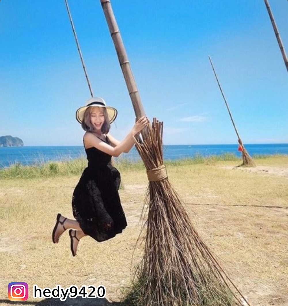 潮境公園,八斗子,飛天掃帚,裝置藝術,海景,生態景觀