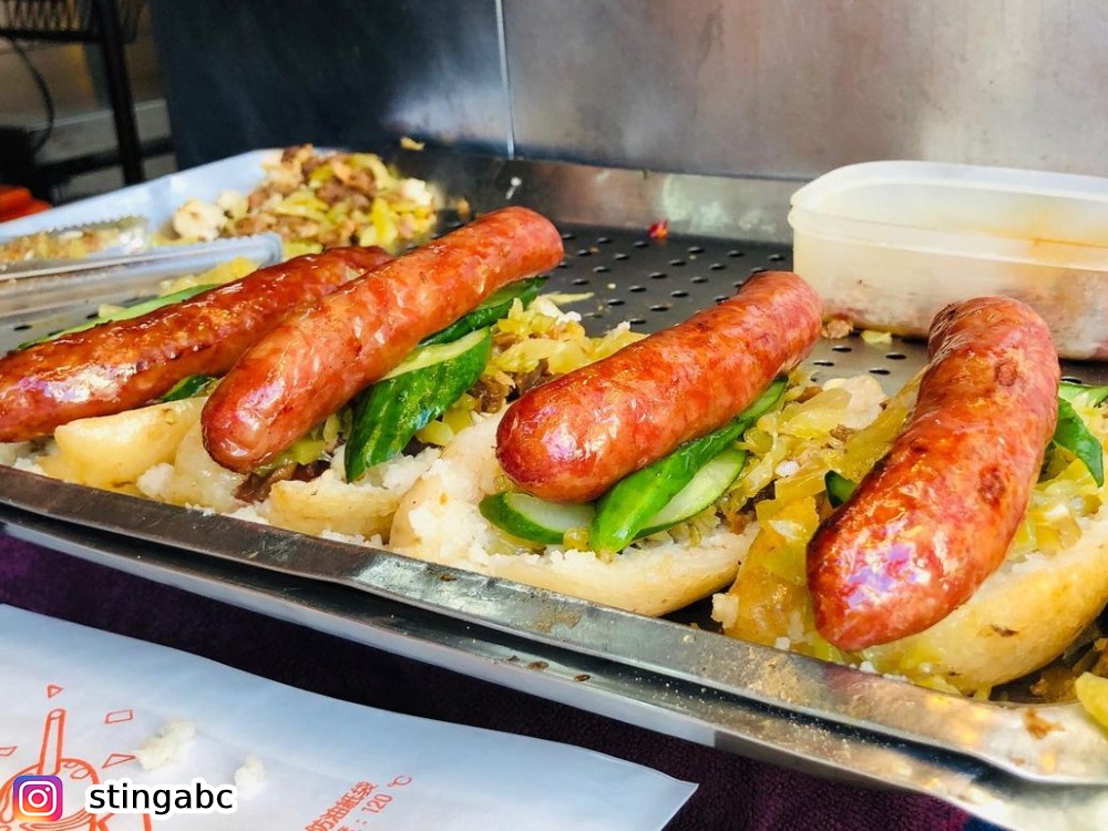 官芝霖大腸包小腸,逢甲夜市,美食小吃,香腸,米腸