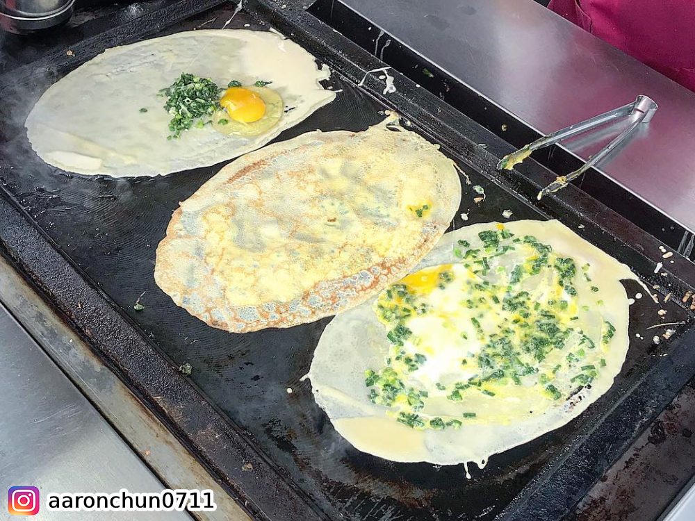 明倫蛋餅,逢甲夜市,排隊美食,蔥油餅,
