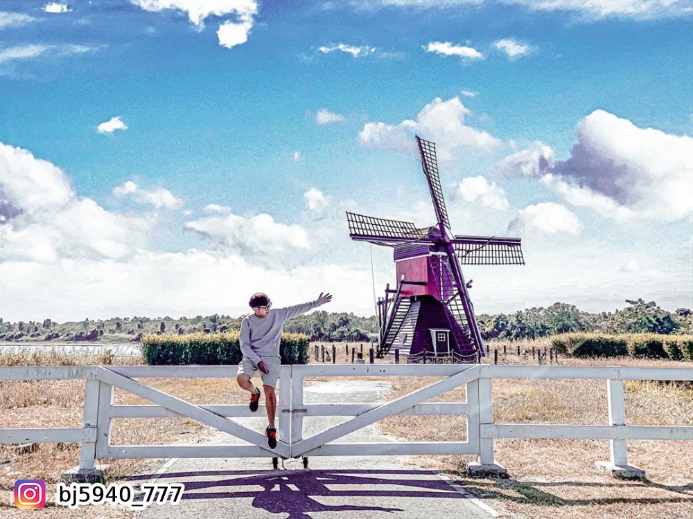 德元埤荷蘭村，台南柳營區，風車節
