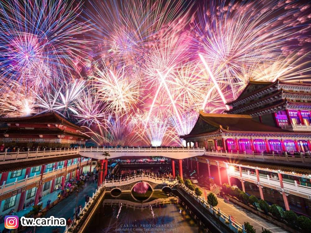 聖母廟，台南國際煙火