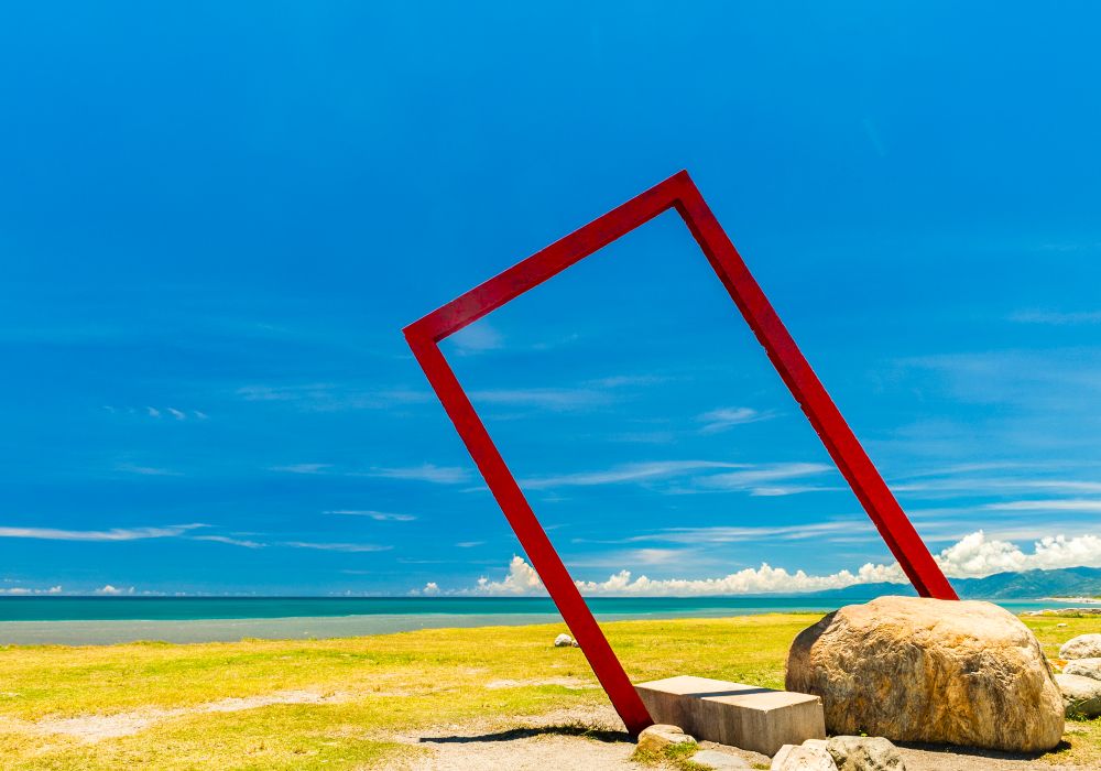 台東景點,台東海濱公園,國際地標向陽樹