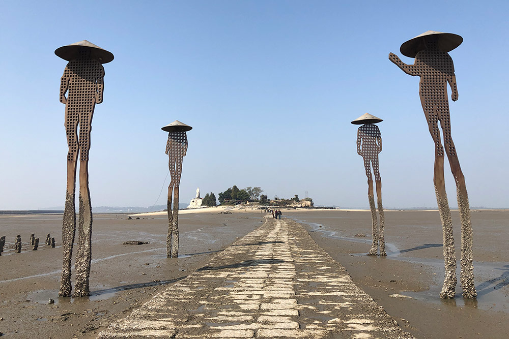 金門,景點,沙灘,建功嶼,摩西分海 金門,景點,沙灘,建功嶼,摩西分海