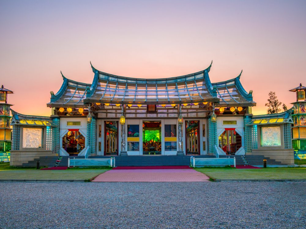 玻璃媽祖廟,台灣玻璃館,台灣護聖宮,彰化鹿港景點
