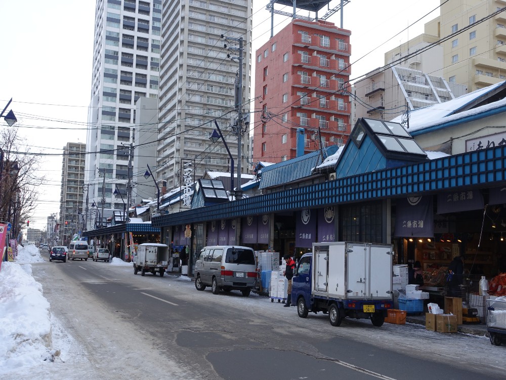 二条市場,札幌景點,初戀場景,海鮮市場
