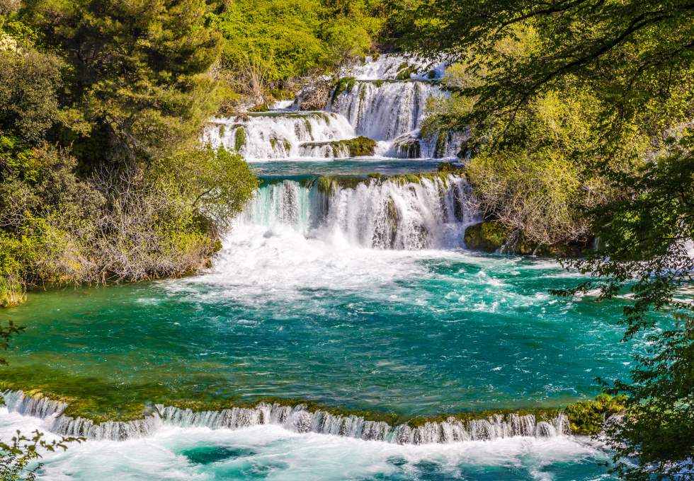 克羅埃西亞景點推薦史賓列克科卡國家公園科卡瀑布
