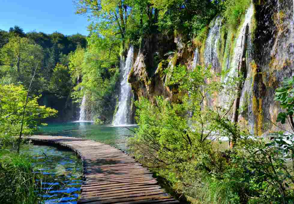 克羅埃西亞景點歐洲最美國家公園十六湖國家公園木棧道