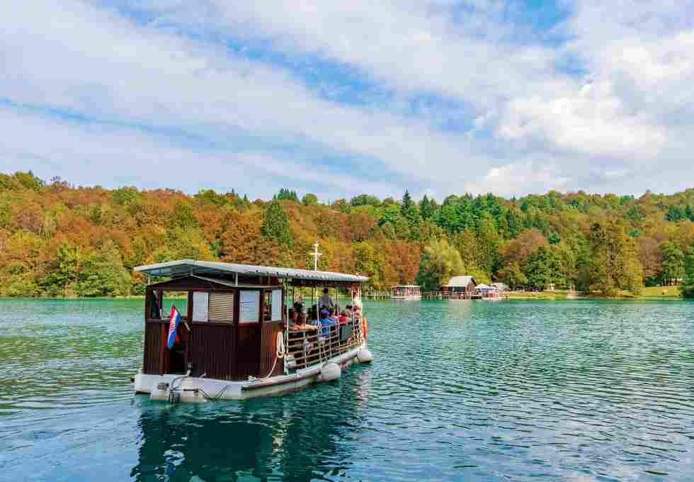 克羅埃西亞景點歐洲最美國家公園十六湖國家公園遊船