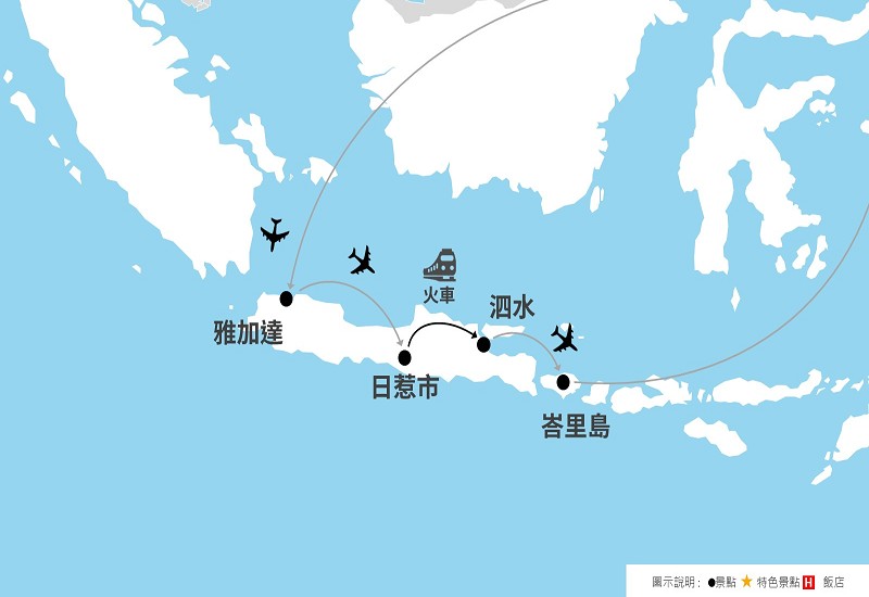 印尼全覽地圖
