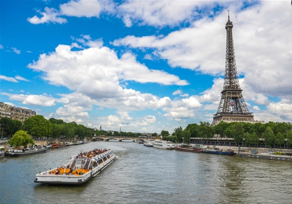 法國旅遊, 巴黎景點, 塞納河, 遊船