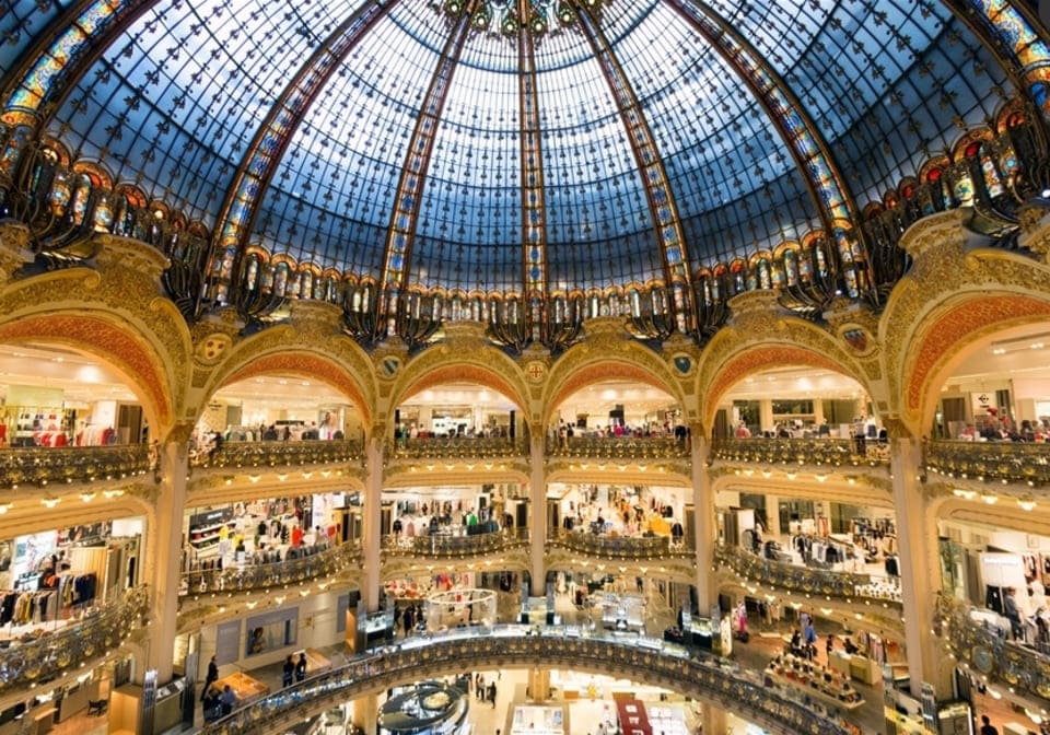 法國旅遊, 巴黎購物, 老佛爺百貨