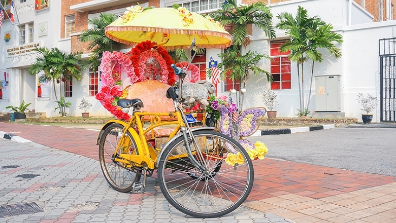 馬六甲世遺文化遺產花花三輪車