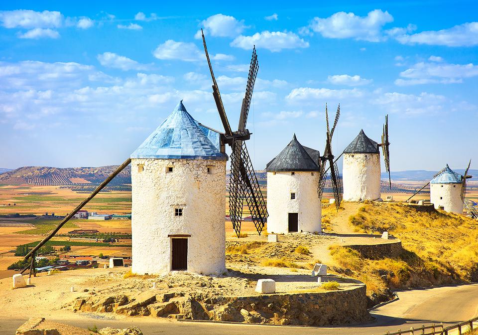 西班牙旅遊,西班牙景點,西班牙著名景點,風車村