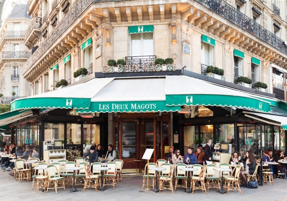 法國旅遊,巴黎景點,左岸咖啡,雙叟咖啡, 花神咖啡