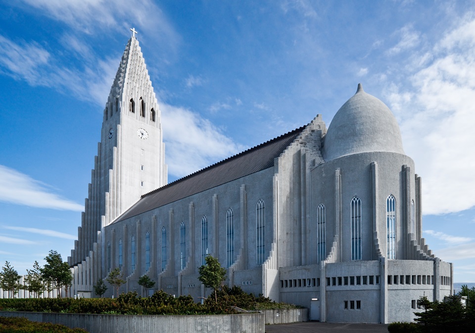 雄獅冰島旅遊,冰島,雷克雅維克大教堂,雷克雅維克