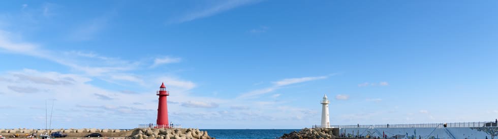 青沙浦紅白燈塔