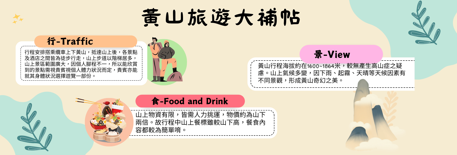 黃山旅遊大補帖(山上不住)