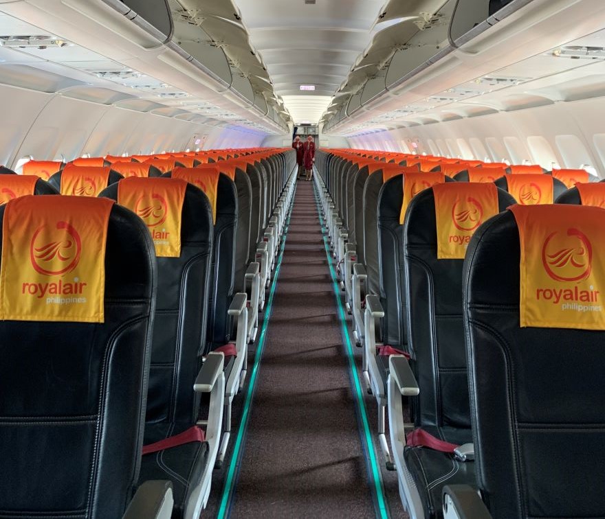 皇家航空飛機上