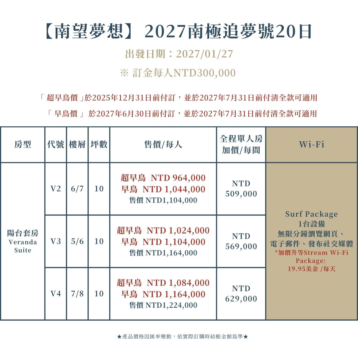 雄獅南極郵輪