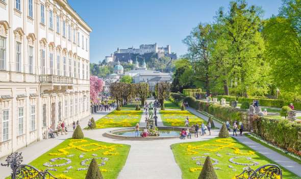 薩爾茲堡米拉貝爾花園春景, 真善美拍攝地