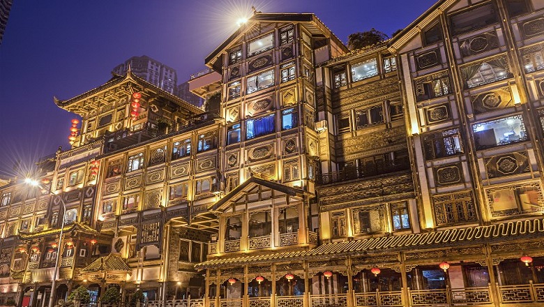 洪崖洞古建築群