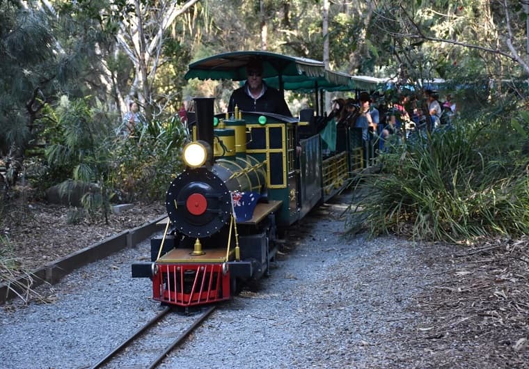 庫倫賓動物園小火車