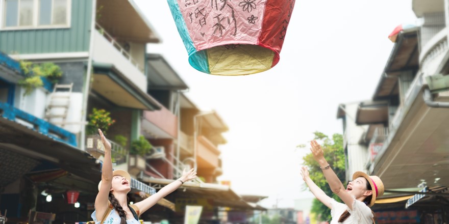 新北,平溪,天燈,老街