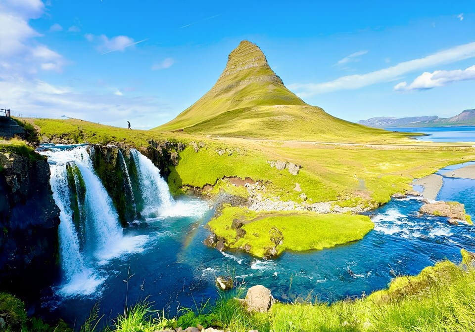 冰島, 冰島旅遊, 斯奈山半島, 教會山, 草帽山