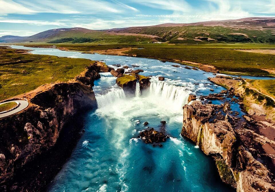 冰島景點, 冰島旅遊, 鑽石圏之旅, 斯科加瀑布, 黃金瀑布, 眾神瀑布, 黛提瀑布