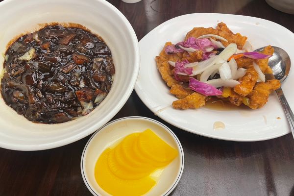 韓式炸醬麵+糖醋肉（四人一份）,燕京
