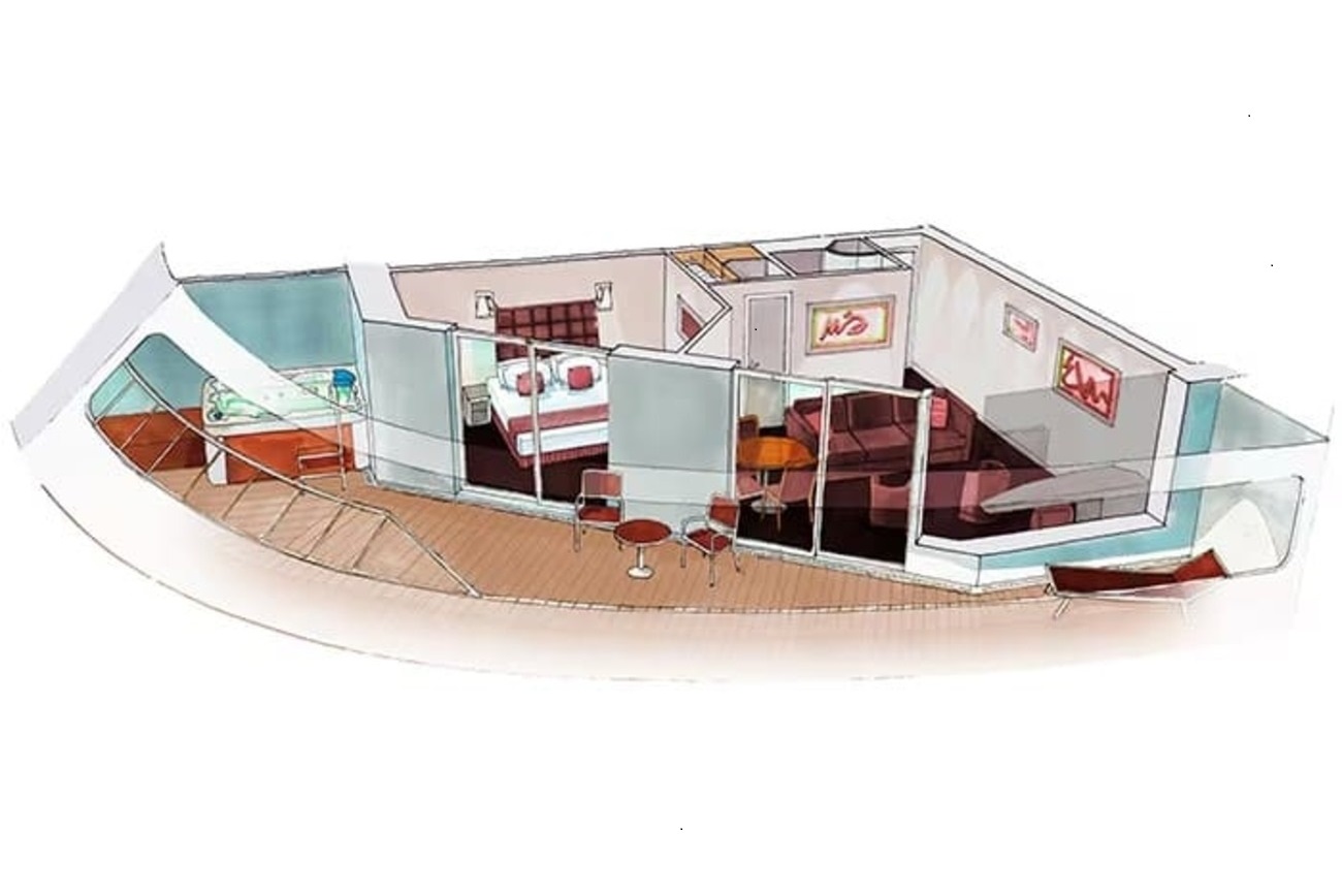 艙房介紹-大陽台豪華艙