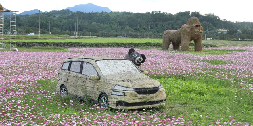 花蓮,富里,稻草藝術季,稻草,裝置藝術