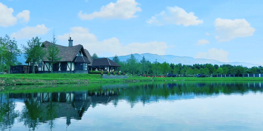 花蓮,壽豐,理想大地,PAARK水岸,星巴克,童話咖啡屋,歐風