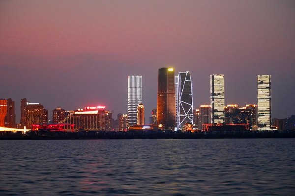 金門夜景,廈門夜景,藍色公路