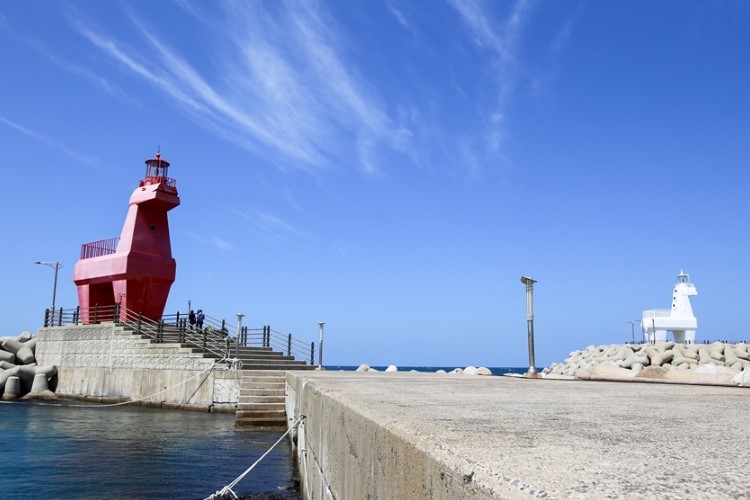 大浦海岸柱狀節理帶