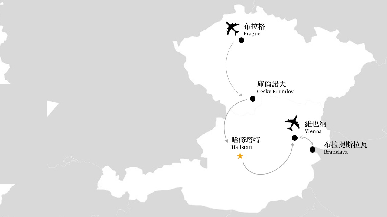 奧捷地圖