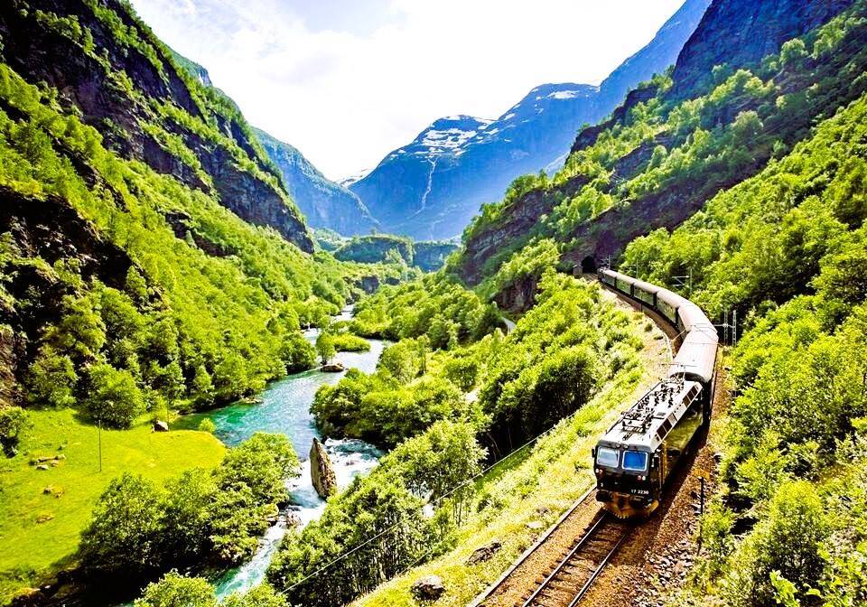 北歐旅遊,挪威縮影景觀火車
