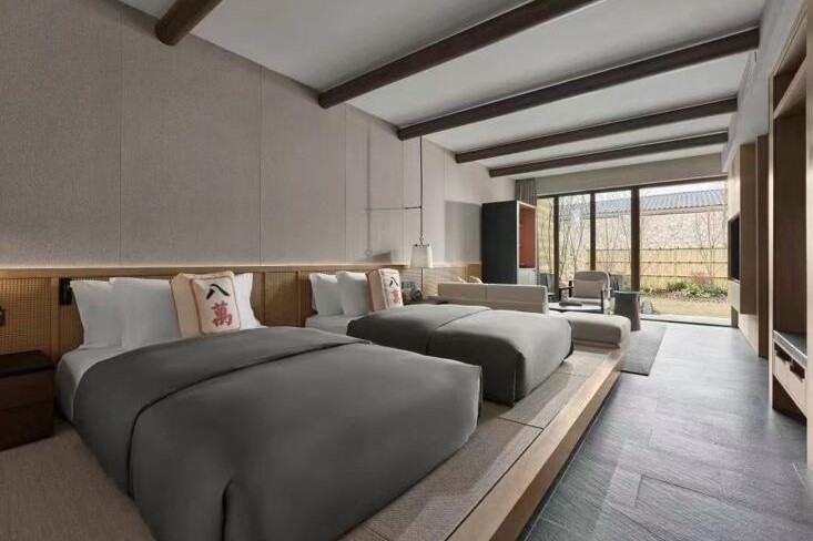 成都温江悦椿酒店_雙床房