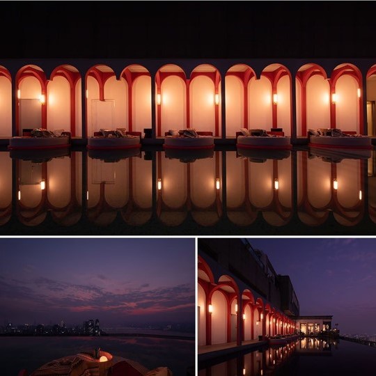 頂層無邊際泳池