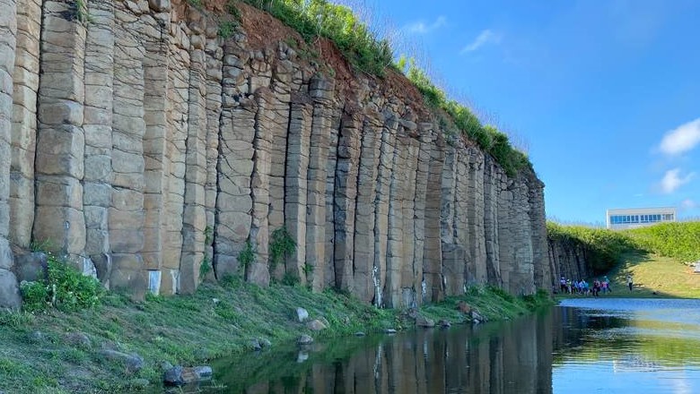 大菓葉柱狀節理玄武岩