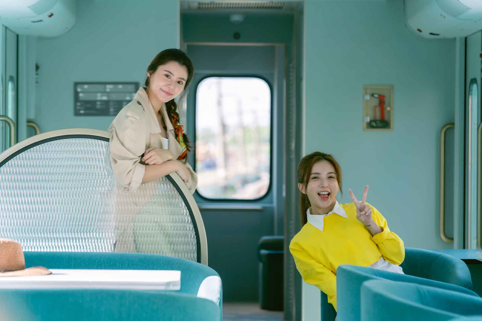 馬卡龍色,雄獅,海風號,車廂,特色