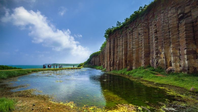 大菓葉柱狀玄武岩