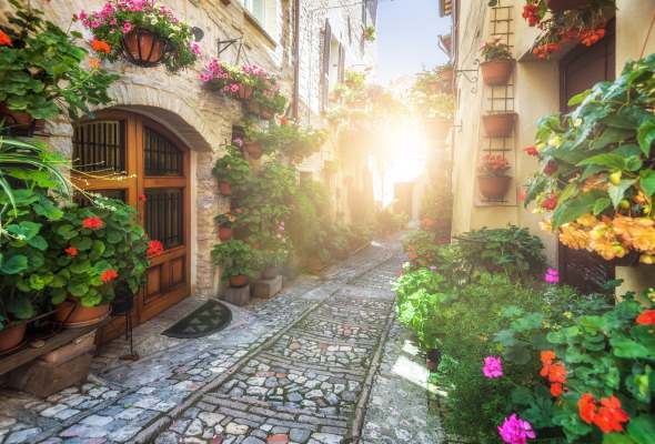 斯佩洛,Spello,花毯節,義大利旅遊