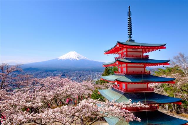 【1人成團】日本富士山一日遊｜河口湖遊覧船天晴號・新倉山淺間公園・日川時計店・忍野八海・大石公園｜東京銀座出發