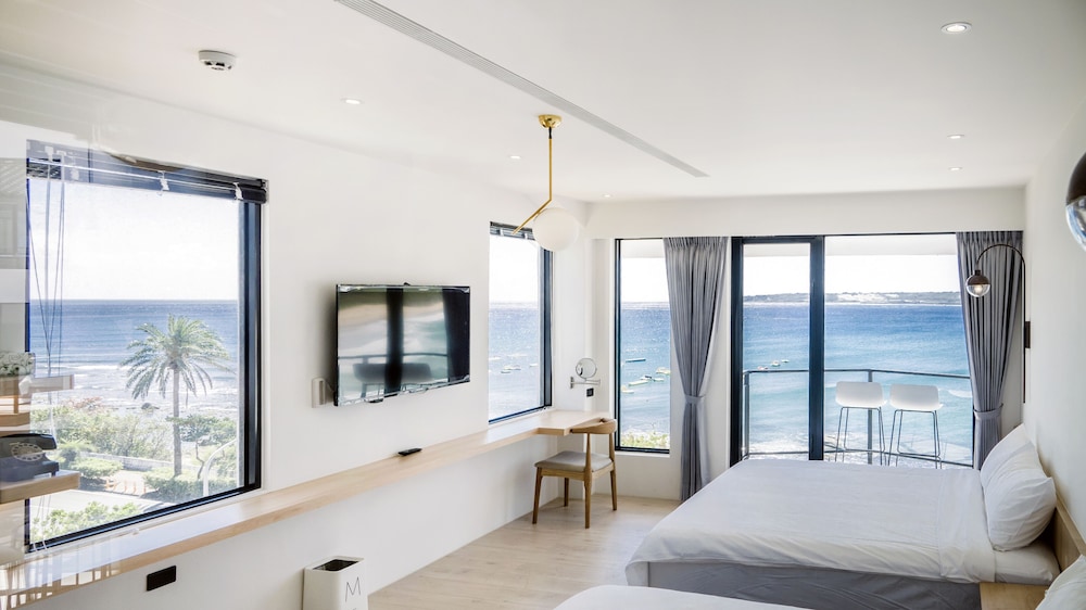 墾丁特色民宿,日和灣居,觀海,陽台,雙人房