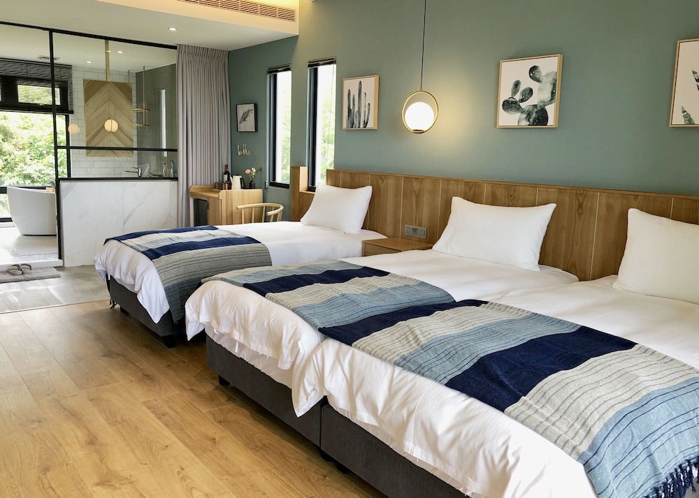 墾丁特色民宿,美好生活旅店,陽台,觀海,雙人房